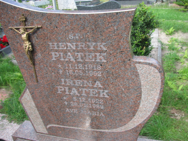 Irena Piątek 1922 Świnoujście - Grobonet - Wyszukiwarka osób pochowanych