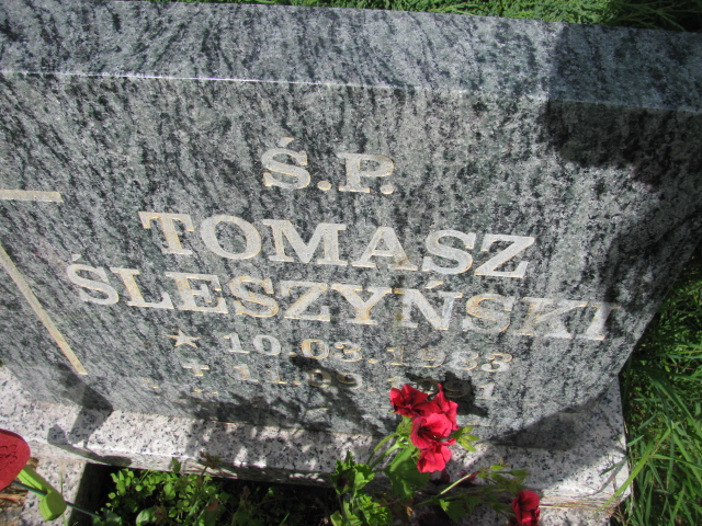 Tomasz Śleszyński 1983 Świnoujście - Grobonet - Wyszukiwarka osób pochowanych