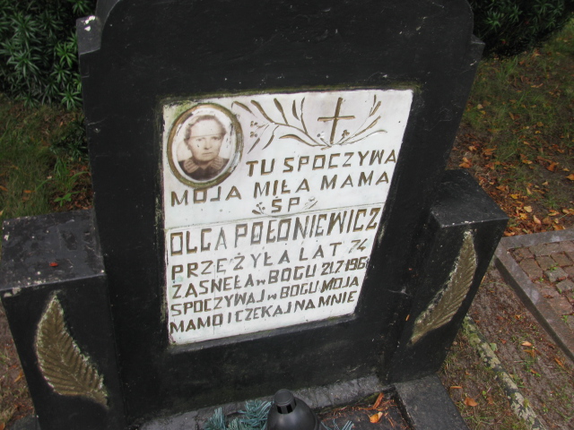 Olga Połoniewicz 1888 Świnoujście - Grobonet - Wyszukiwarka osób pochowanych