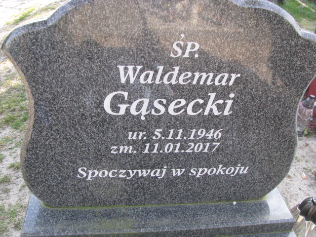 Grób Waldemar Gąsecki