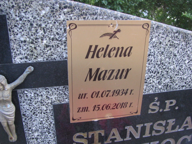 Helena Mazur 1934 Świnoujście - Grobonet - Wyszukiwarka osób pochowanych