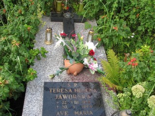 Grób Teresa Jaworska