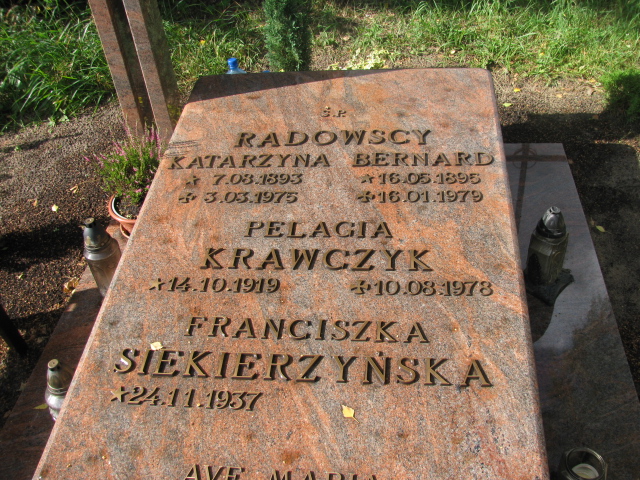 Bernard Radowski 1895 Świnoujście - Grobonet - Wyszukiwarka osób pochowanych