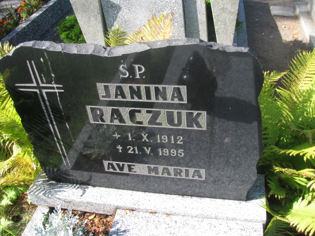 Janina Raczuk 1912 Świnoujście - Grobonet - Wyszukiwarka osób pochowanych
