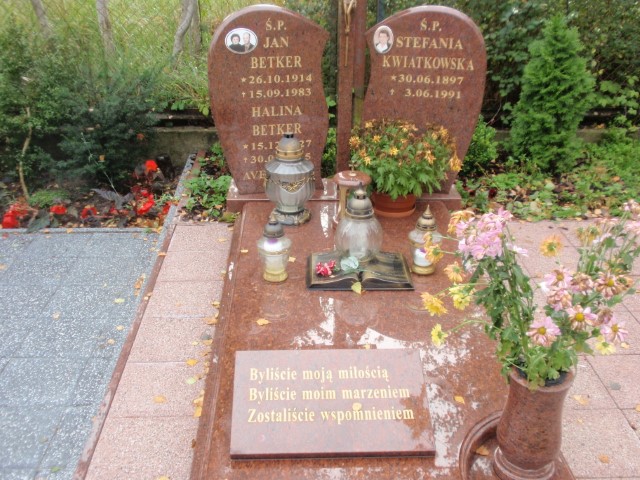 Halina Betker 1927 Świnoujście - Grobonet - Wyszukiwarka osób pochowanych