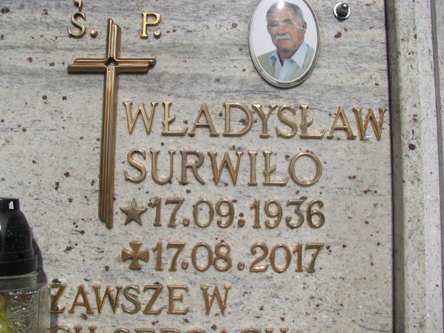 Władysław Surwiło 1936 Świnoujście - Grobonet - Wyszukiwarka osób pochowanych