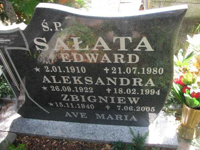 Zbigniew Sałata 1940 Świnoujście - Grobonet - Wyszukiwarka osób pochowanych