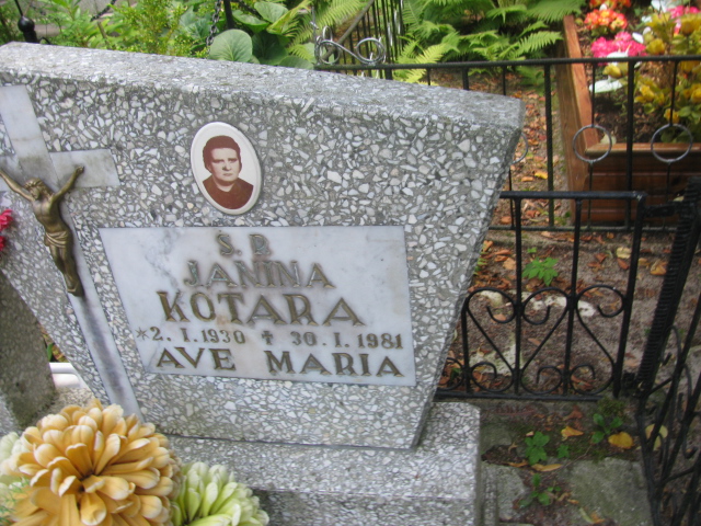 Janina Kotara 1930 Świnoujście - Grobonet - Wyszukiwarka osób pochowanych
