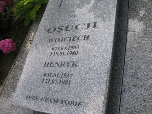 Henryk Osuch 1937 Świnoujście - Grobonet - Wyszukiwarka osób pochowanych