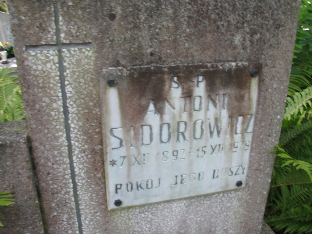 Antoni Sidorowicz 1892 Świnoujście - Grobonet - Wyszukiwarka osób pochowanych