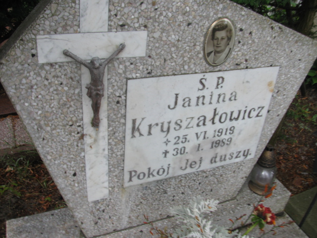 Janina Kryszałowicz 1919 Świnoujście - Grobonet - Wyszukiwarka osób pochowanych