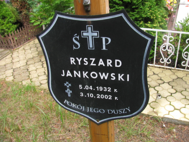Ryszard Jankowski 1932 Świnoujście - Grobonet - Wyszukiwarka osób pochowanych