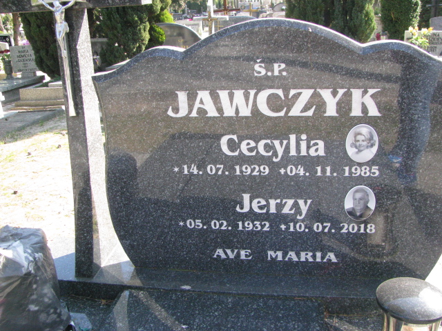 Grób Cecylia Barbara Jawczyk