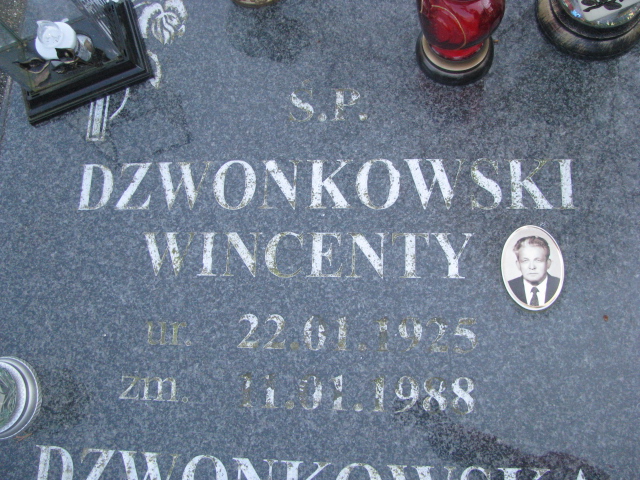 Wincenty Aleksander Dzwonkowski 1925 Świnoujście - Grobonet - Wyszukiwarka osób pochowanych