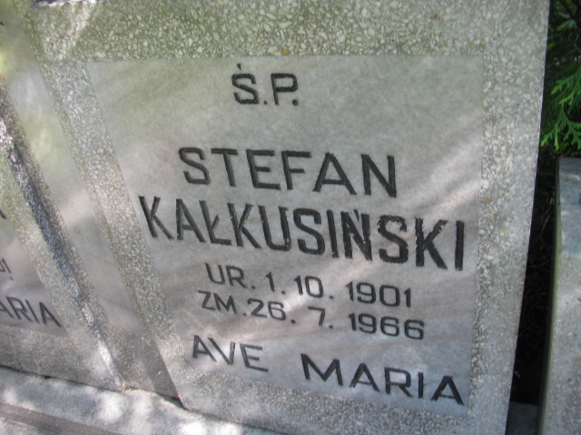 Jadwiga Kałkusińska 1942 Świnoujście - Grobonet - Wyszukiwarka osób pochowanych