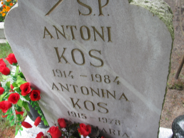 Stanisław Kos 1945 Świnoujście - Grobonet - Wyszukiwarka osób pochowanych