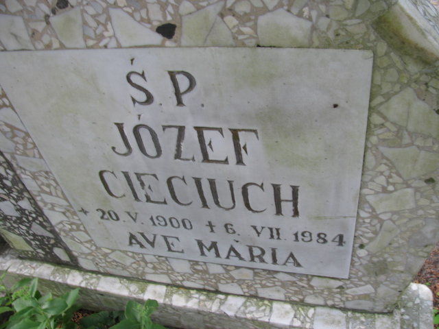 Józef Cieciuch 1900 Świnoujście - Grobonet - Wyszukiwarka osób pochowanych
