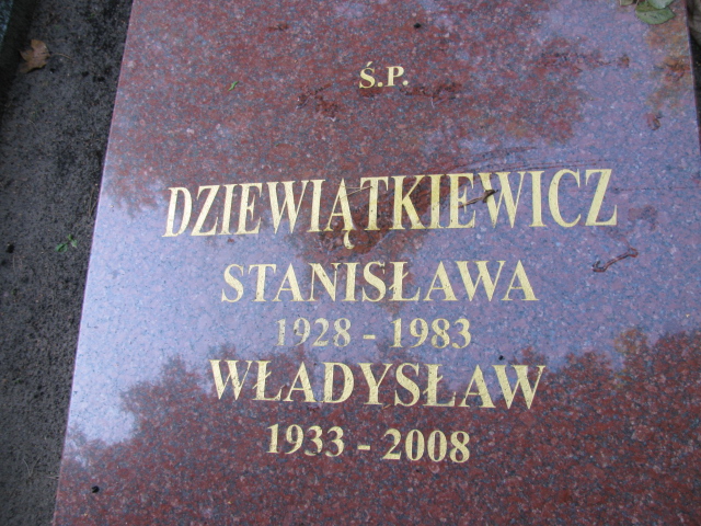Stanisława Dziewiątkiewicz 1928 Świnoujście - Grobonet - Wyszukiwarka osób pochowanych