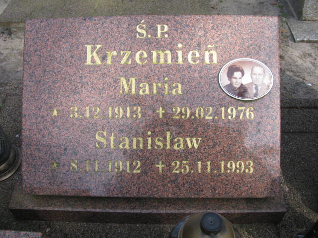 Krzysztof Krzemień 1954 Świnoujście - Grobonet - Wyszukiwarka osób pochowanych