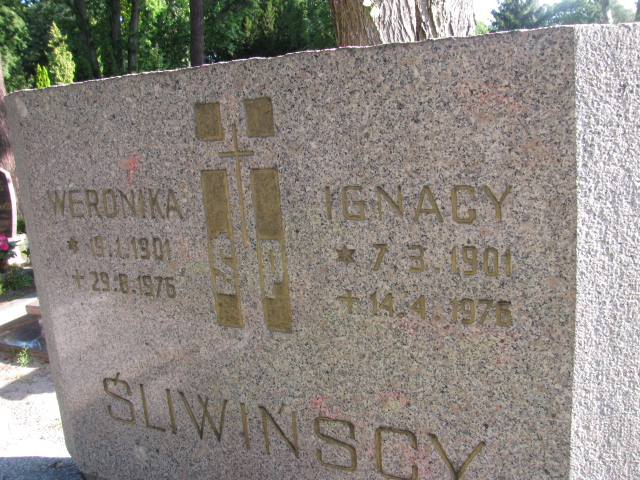 Weronika Śliwińska 1901 Świnoujście - Grobonet - Wyszukiwarka osób pochowanych