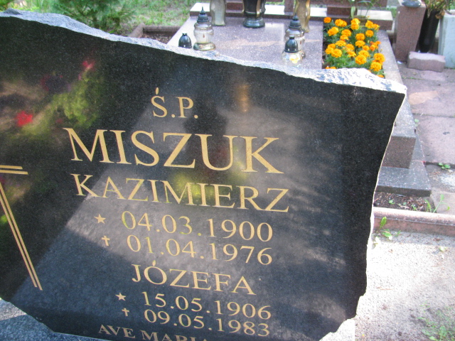 Kazimierz Miszuk 1898 Świnoujście - Grobonet - Wyszukiwarka osób pochowanych