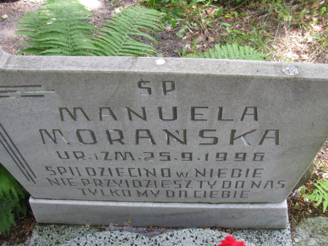 MANUELA Morańska 1996 Świnoujście - Grobonet - Wyszukiwarka osób pochowanych