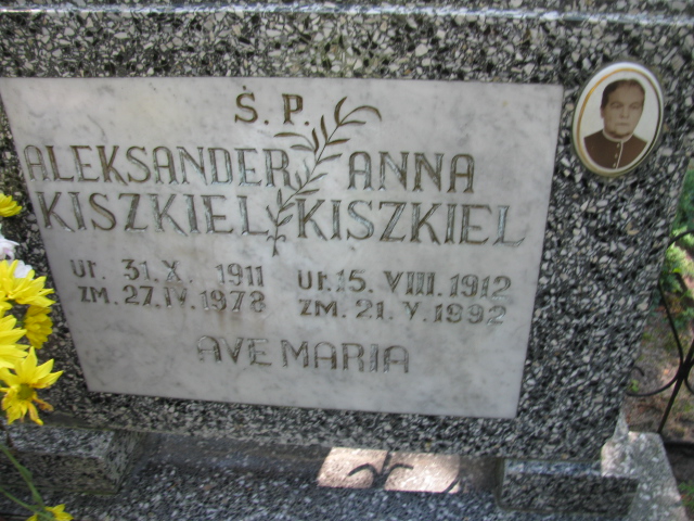 Anna Kiszkiel 1912 Świnoujście - Grobonet - Wyszukiwarka osób pochowanych