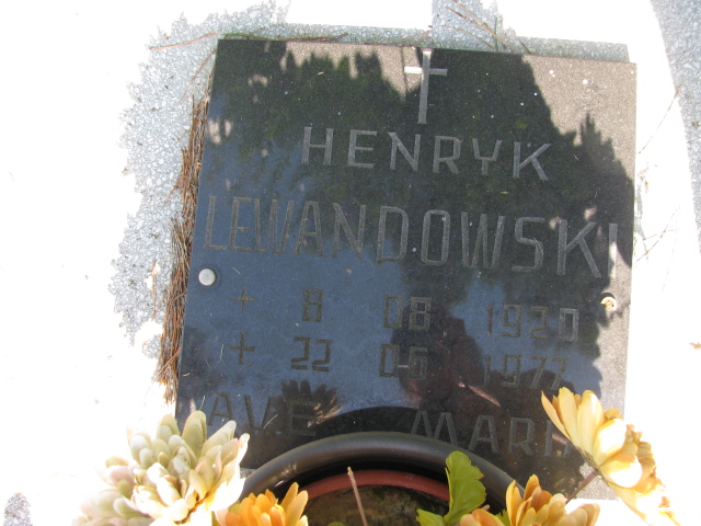 Henryk Lewandowski 1920 Świnoujście - Grobonet - Wyszukiwarka osób pochowanych