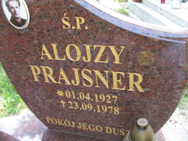 Alojzy Prajsner 1927 Świnoujście - Grobonet - Wyszukiwarka osób pochowanych