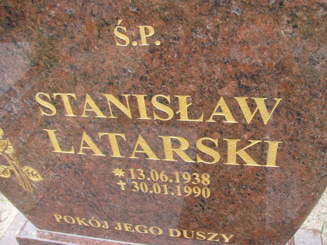 Stanisław Latarski 1938 Świnoujście - Grobonet - Wyszukiwarka osób pochowanych