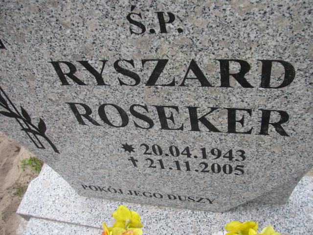 Ryszard Roseker 1943 Świnoujście - Grobonet - Wyszukiwarka osób pochowanych