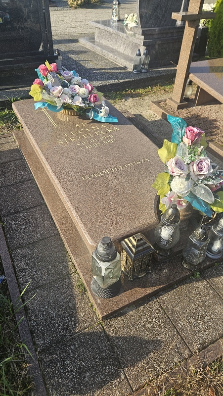 Grób Lucyna Strzelecka