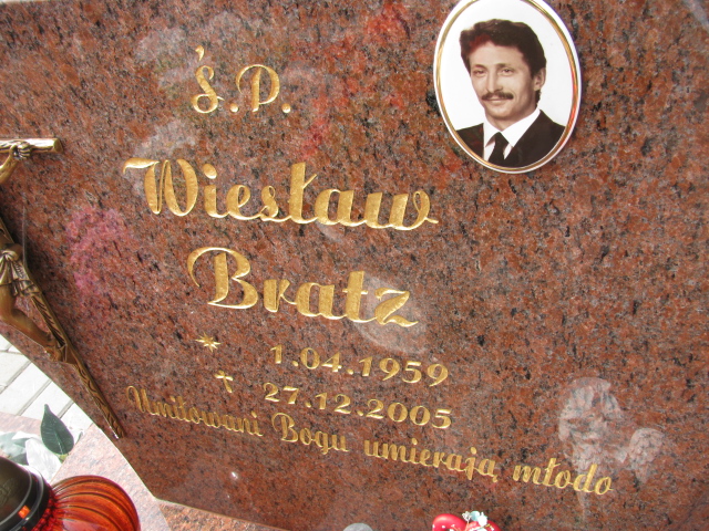 Wiesław Bratz 1959 Świnoujście - Grobonet - Wyszukiwarka osób pochowanych