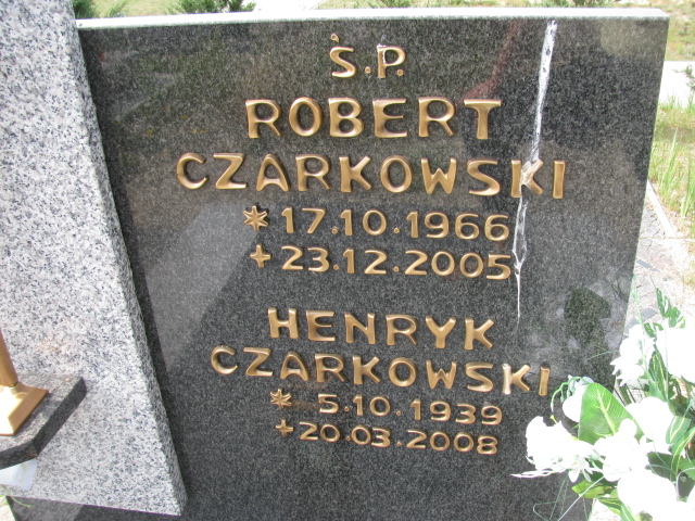 Robert Czarkowski 1966 Świnoujście - Grobonet - Wyszukiwarka osób pochowanych