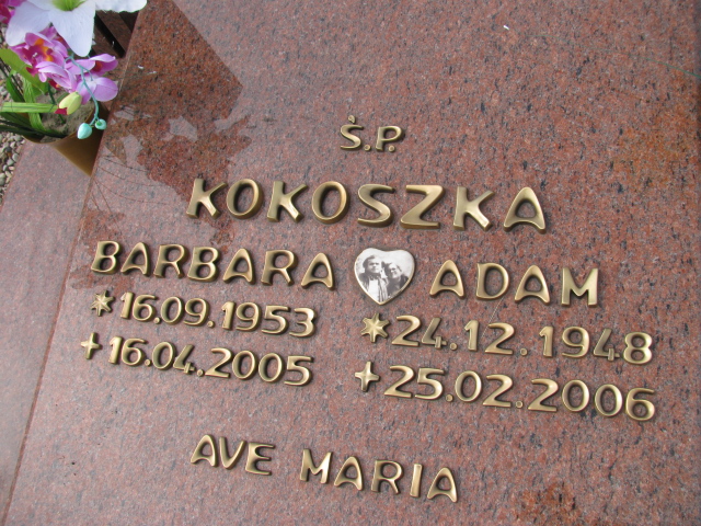 Barbara Kokoszka 1953 Świnoujście - Grobonet - Wyszukiwarka osób pochowanych