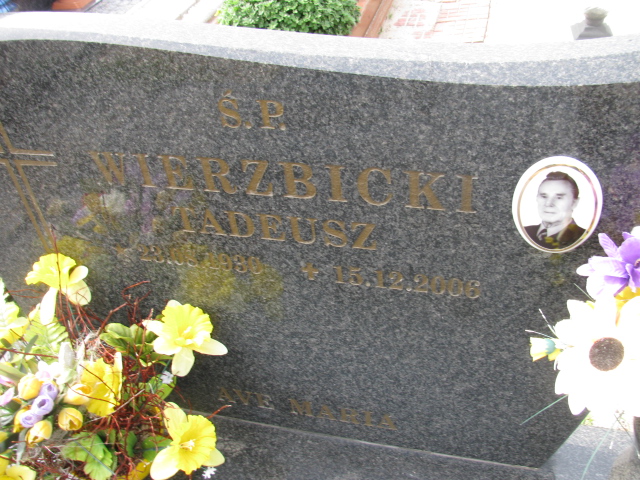 Tadeusz Wierzbicki 1930 Świnoujście - Grobonet - Wyszukiwarka osób pochowanych