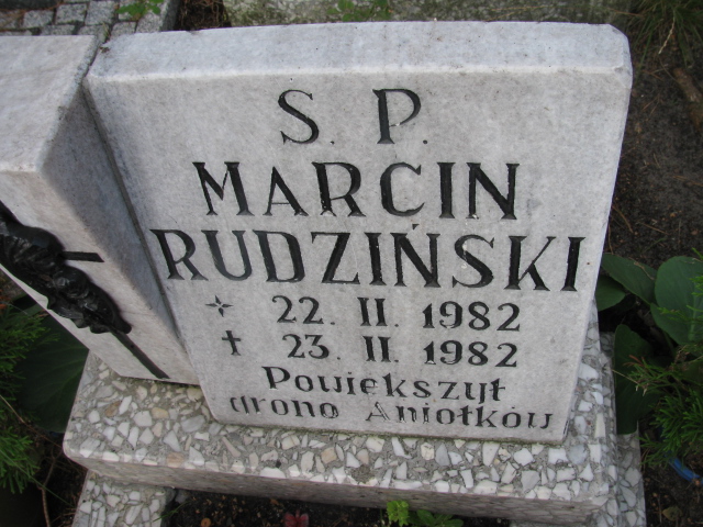 Marcin Rudziński 1982 Świnoujście - Grobonet - Wyszukiwarka osób pochowanych