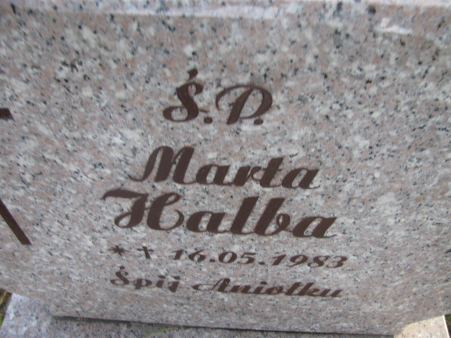 Marta Halba 1983 Świnoujście - Grobonet - Wyszukiwarka osób pochowanych