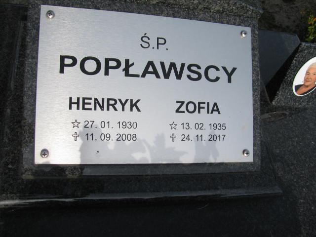 Zofia Popławska 1935 Świnoujście - Grobonet - Wyszukiwarka osób pochowanych