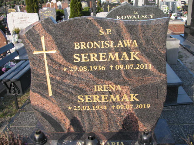 Grób Bronisława Seremak