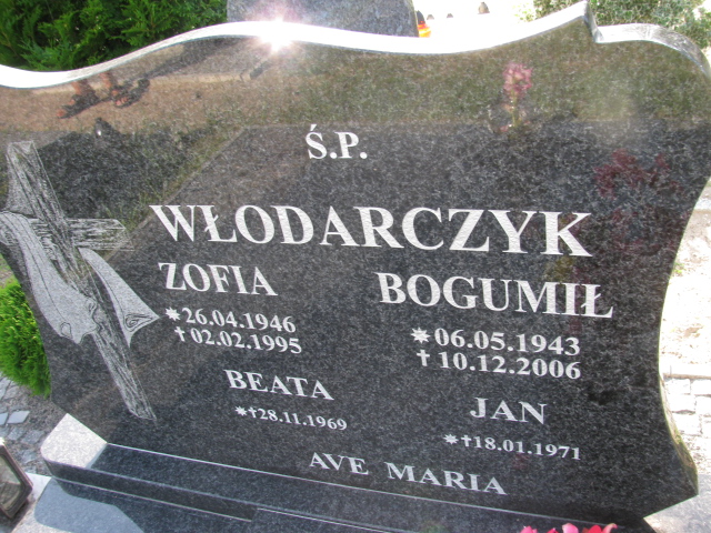 Bogumił Włodarczyk 1943 Świnoujście - Grobonet - Wyszukiwarka osób pochowanych