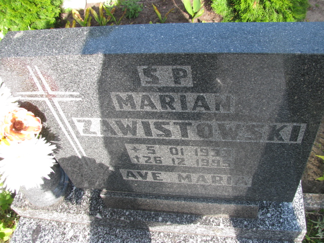 Wojciech Zawistowski 1959 Świnoujście - Grobonet - Wyszukiwarka osób pochowanych