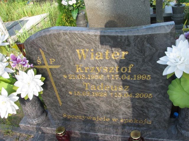 Krzysztof Wiater 1956 Świnoujście - Grobonet - Wyszukiwarka osób pochowanych