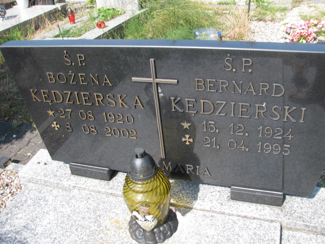 Bernard Kędzierski 1924 Świnoujście - Grobonet - Wyszukiwarka osób pochowanych