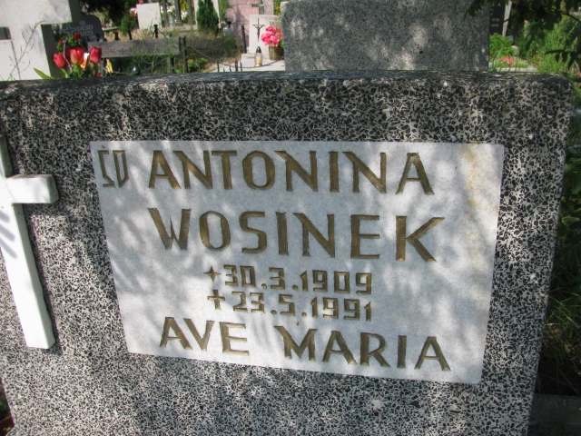 Seweryna Wosinek 1936 Świnoujście - Grobonet - Wyszukiwarka osób pochowanych