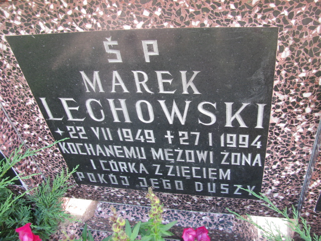 Marek Lechowski 1949 Świnoujście - Grobonet - Wyszukiwarka osób pochowanych