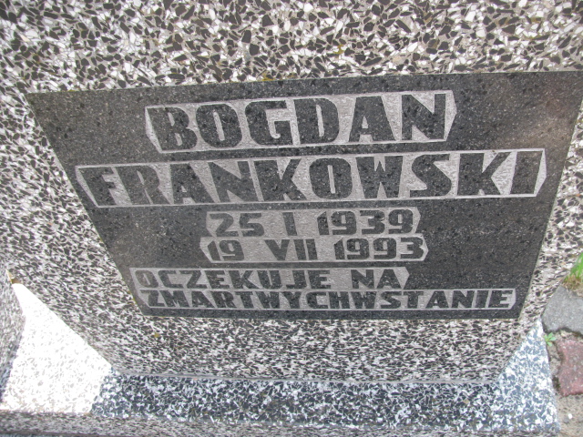 Bogdan Frankowski 1939 Świnoujście - Grobonet - Wyszukiwarka osób pochowanych