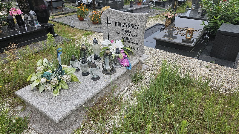 Grób Maria Burzyńska