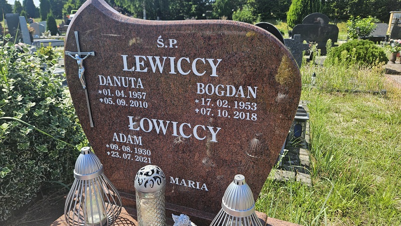 Danuta Lewicka 1957 Świnoujście - Grobonet - Wyszukiwarka osób pochowanych