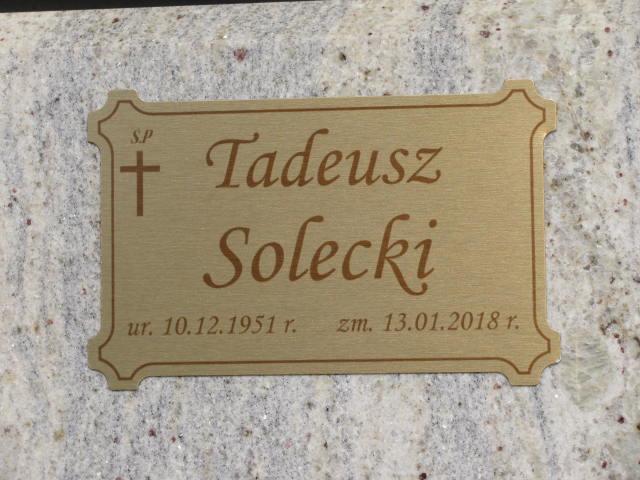 Grób Tadeusz Solecki